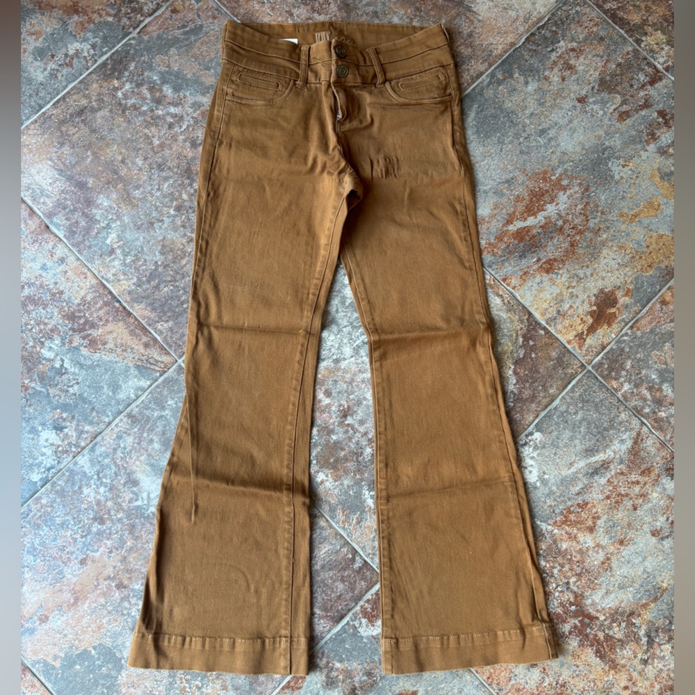 Kut from the Kloth Tan Boot Cut Pants